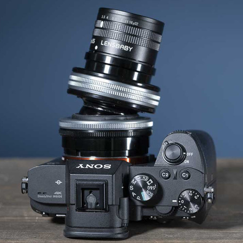 美国Lensbaby Edge 35mm单反移轴虚焦光效镜头 微缩模型虚幻散景 - 图0