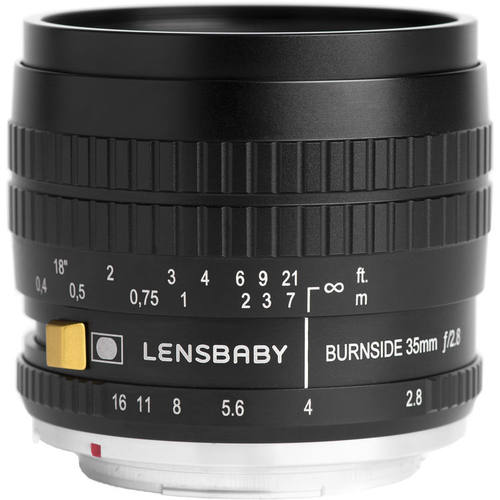美国Lensbaby Burnside 35单反焦外旋涡散景螺旋暗角LOMO广角镜头 - 图1