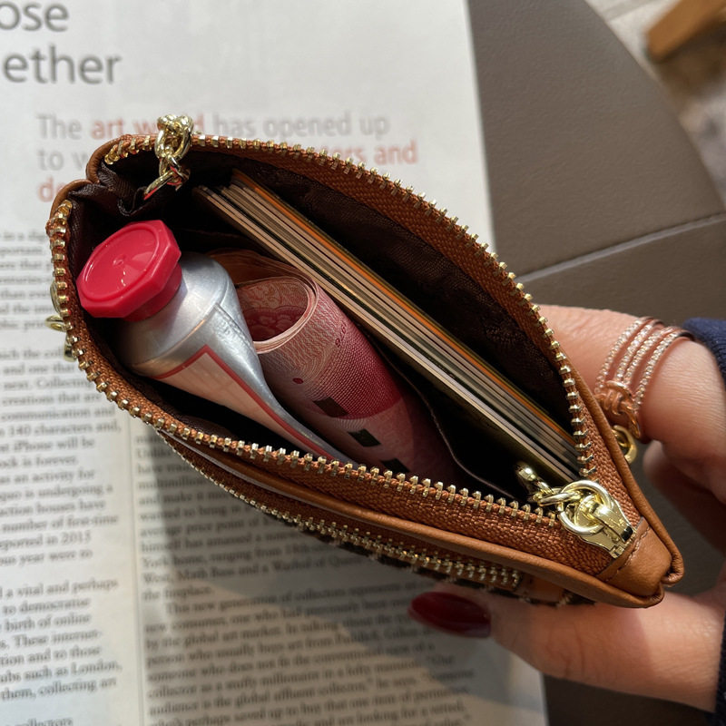 帆布女2021新款小众设计时尚小钱包 奔蕾钱包