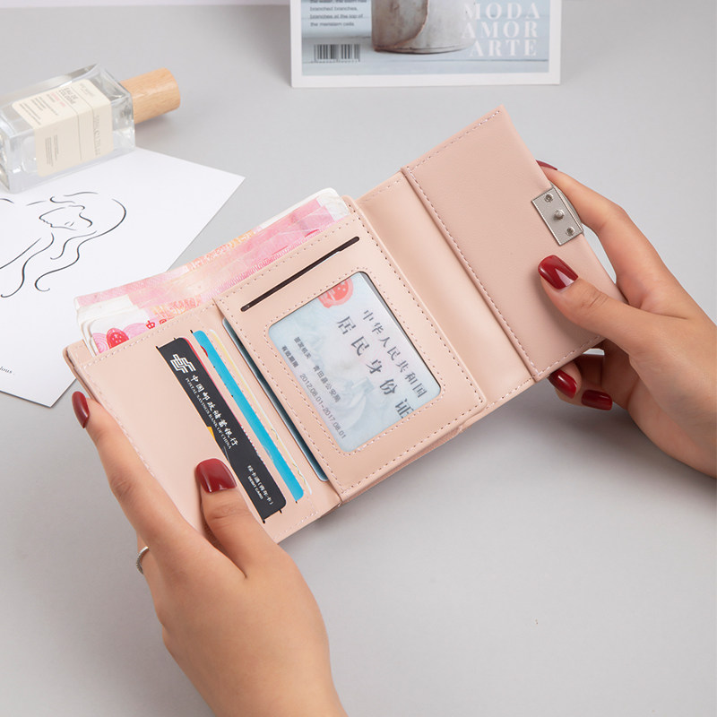 短款2021新款小众设计简约零钱包 奔蕾钱包