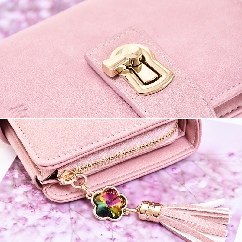 奔蕾女短款2020新款学生小ck零钱包 奔蕾钱包