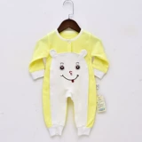 涂涂虎 Детский летний хлопковый лонгслив, детская одежда для мальчика, осеннее боди, термобелье для новорожденных, комбинезон для раннего возраста