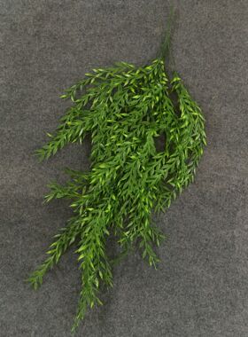 厂家现货 仿真植物柳条 人造塑料壁挂绿植 跨境家居装饰垂柳