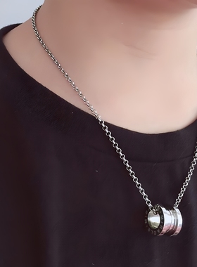 男士圆环街舞项链不易退色