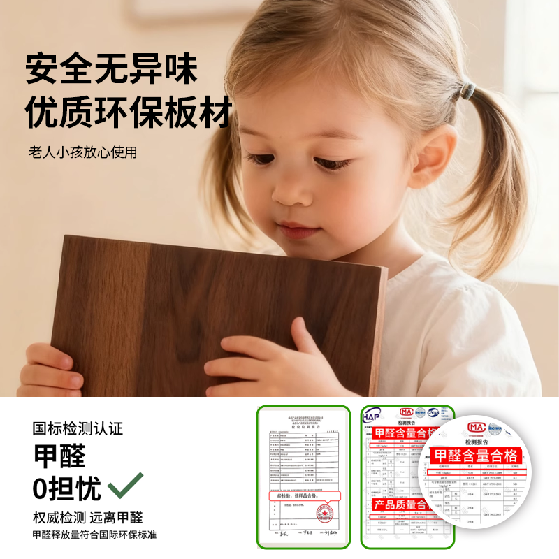 He Rong Xuan's simple antique-style hanging dual-purpose dressing mirror