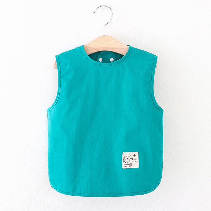 洋气外穿纯色罩衣定制logo防水防脏画画衣宝宝吃饭围兜婴儿围裙,淘宝优惠券,粉丝福利购,淘宝优惠卷