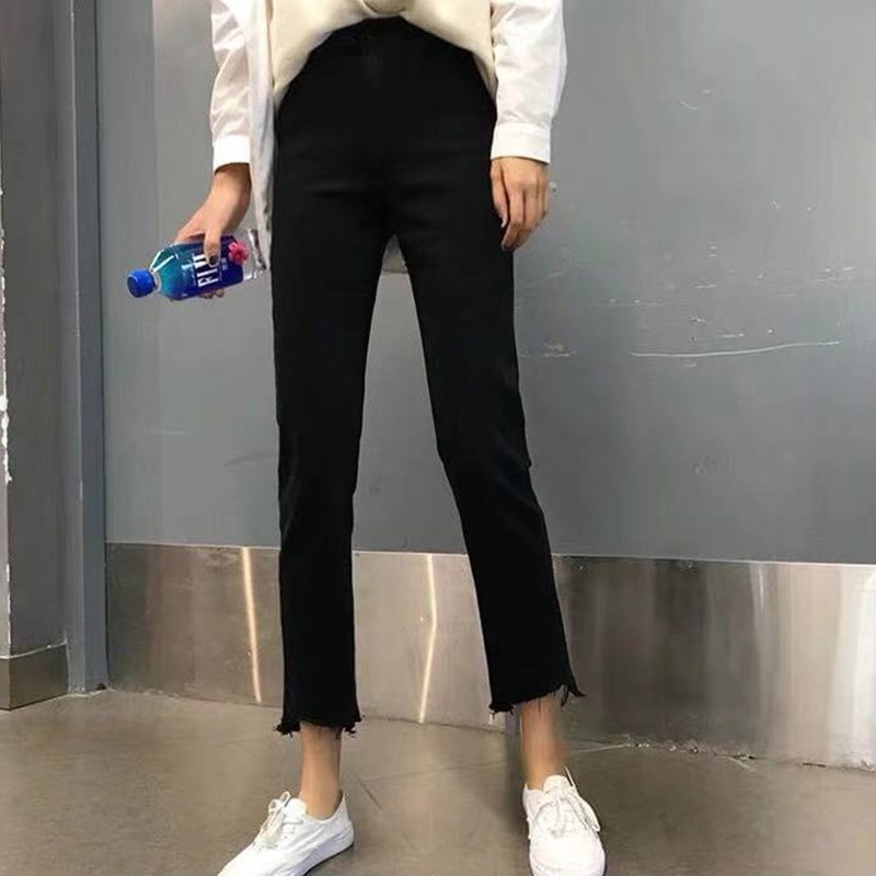 高腰2020年新款夏薄款八分牛仔裤 caiwinking牛仔裤