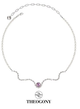 THEOGONY众神记舞动绸带珍珠项链
