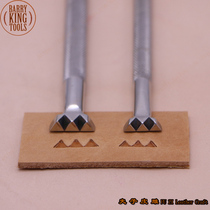 74-51 74-51 52 continuous glossy surface triangular lace American Bari gold handmade leather engraving printing tool