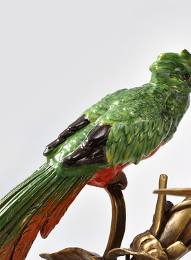 凤凰美居欧式风孔雀橱窗工艺品