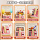 Aomengxing Children's Play House Kitchen Toy Color Changing Fryer Baby Cooking Simulation French Fries Cooking Girl Gift