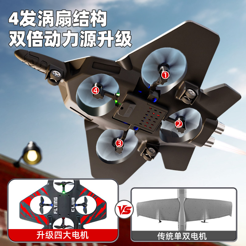 2025新款儿童遥控飞机战斗机航模滑翔机无人机小学生礼物男孩玩具,淘宝优惠券,粉丝福利购,淘宝优惠卷