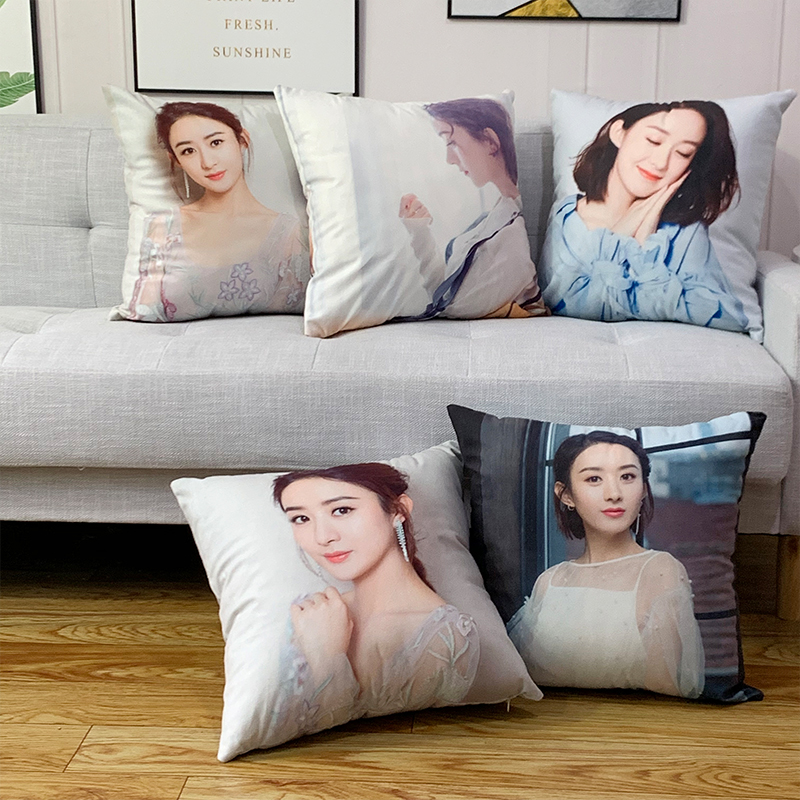 diy来图定制照片双面赵丽颖午睡毛毯子抱枕被子多功能两用礼品 - 图1