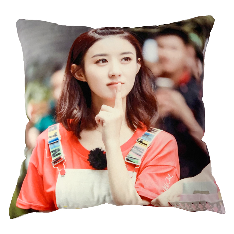 diy来图定制照片双面赵丽颖午睡毛毯子抱枕被子多功能两用礼品 - 图3