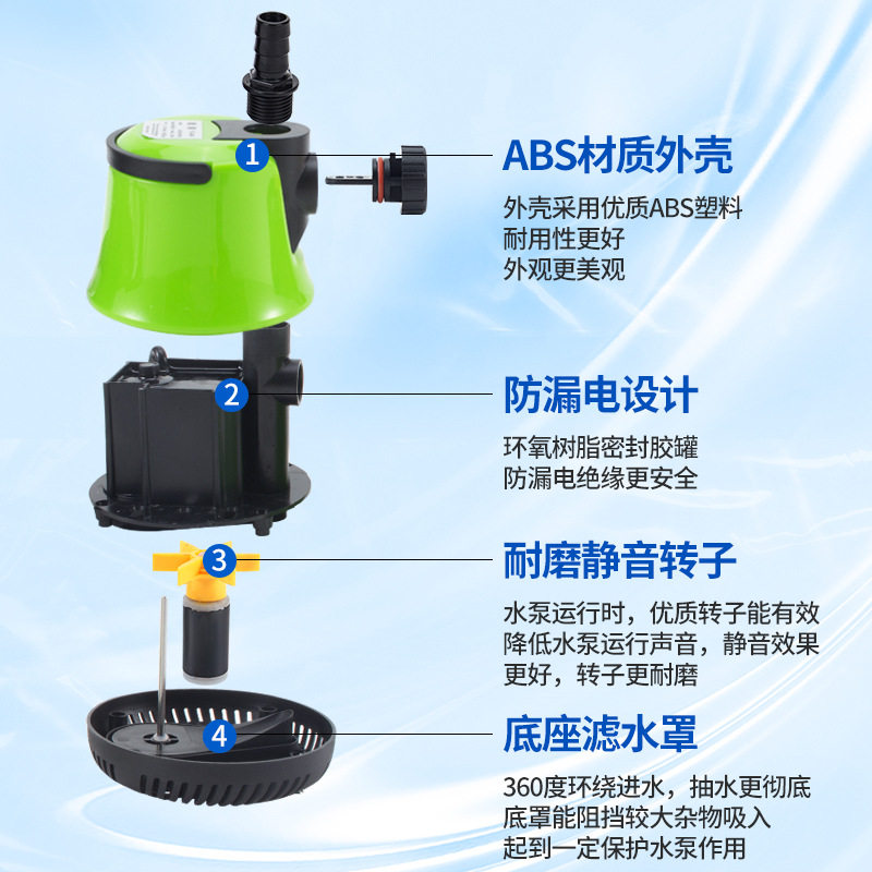 鱼缸抽水泵可调节流量提手鱼池泳池抽水吸水调节底吸池盖泵覆盖泵,淘宝优惠券,粉丝福利购,淘宝优惠卷