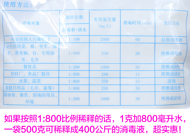 银燕消毒粉500g家用医院宾馆食品厂宠物游泳池餐具84漂白剂液-图1