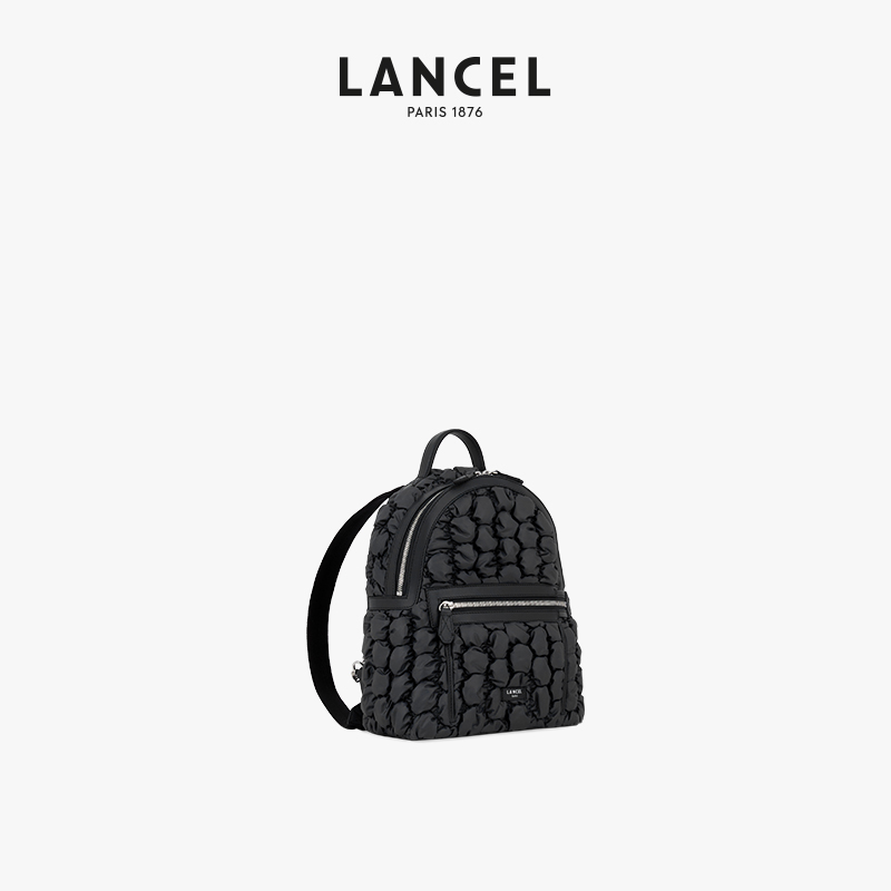 LANCEL/兰姿 Ninon系列经典小号双肩包泡泡包 云朵包 - 图0