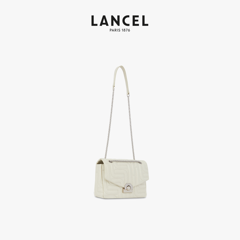 LANCEL/兰姿 MIDI-MINUIT链条包 中号单肩斜挎包 绗缝 - 图2