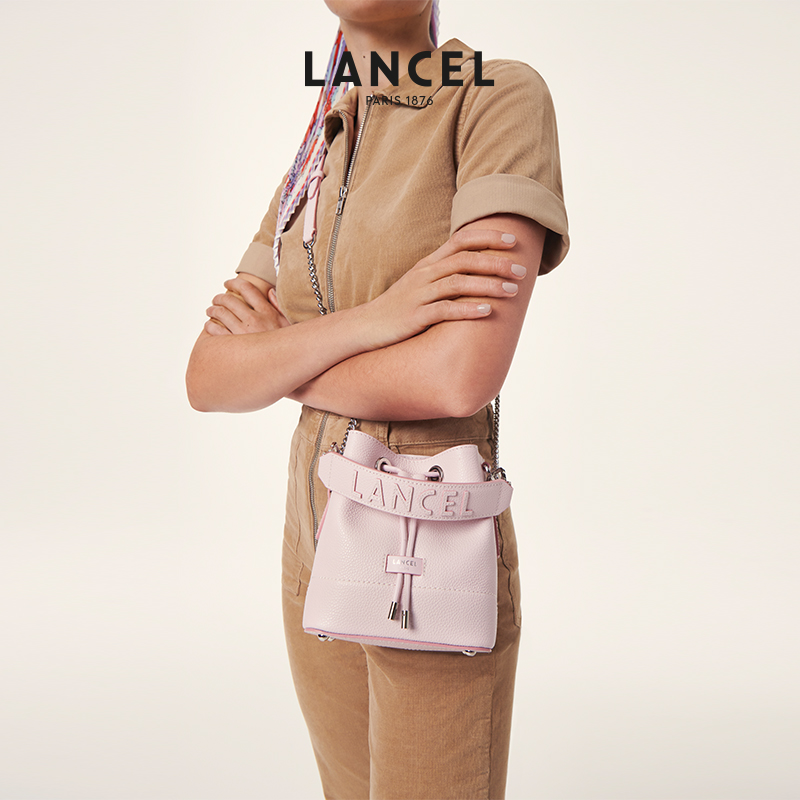 LANCEL/兰姿 Ninon经典迷你水桶包 烧麦包 - 图3