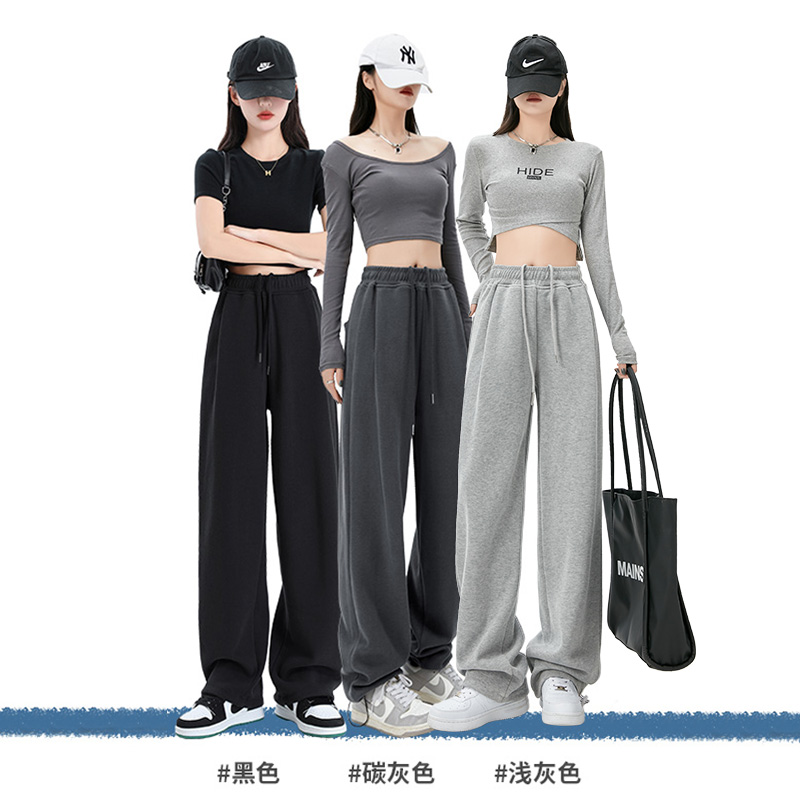 【凑单45.7】NOME高腰宽松休闲运动裤