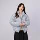 Kk new Korean retro small floral stand-up collar cotton jacket