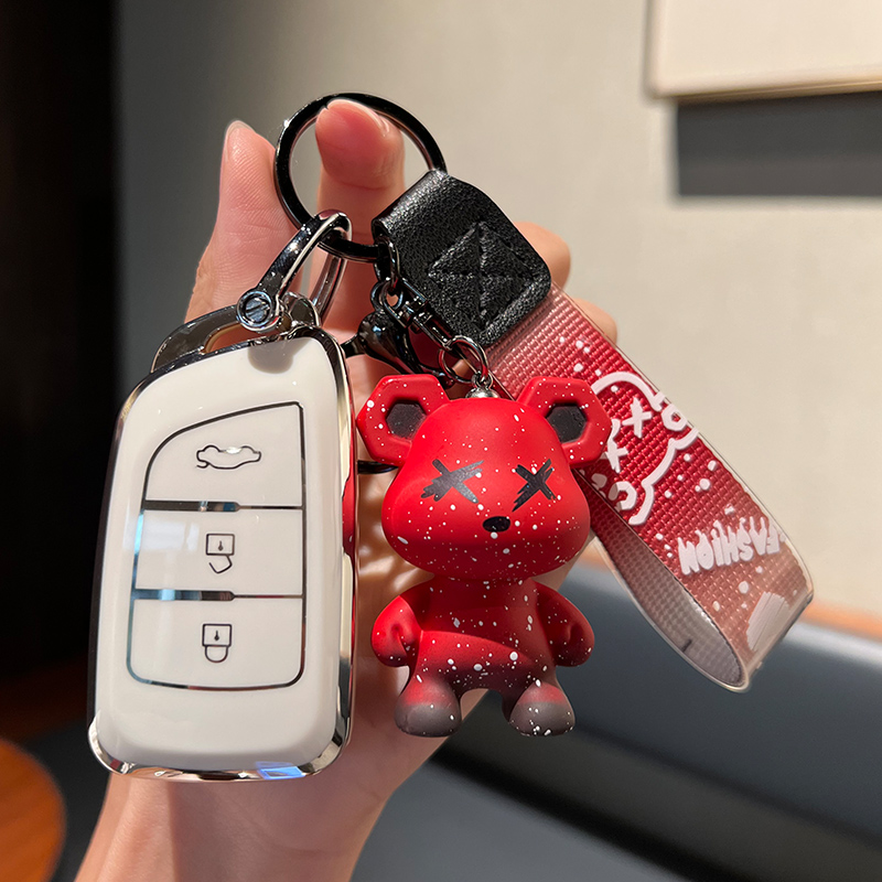 东风风神ax7钥匙套ax3/ax4高档ax5东风风度MX5时尚a30车钥匙包扣 - 图1