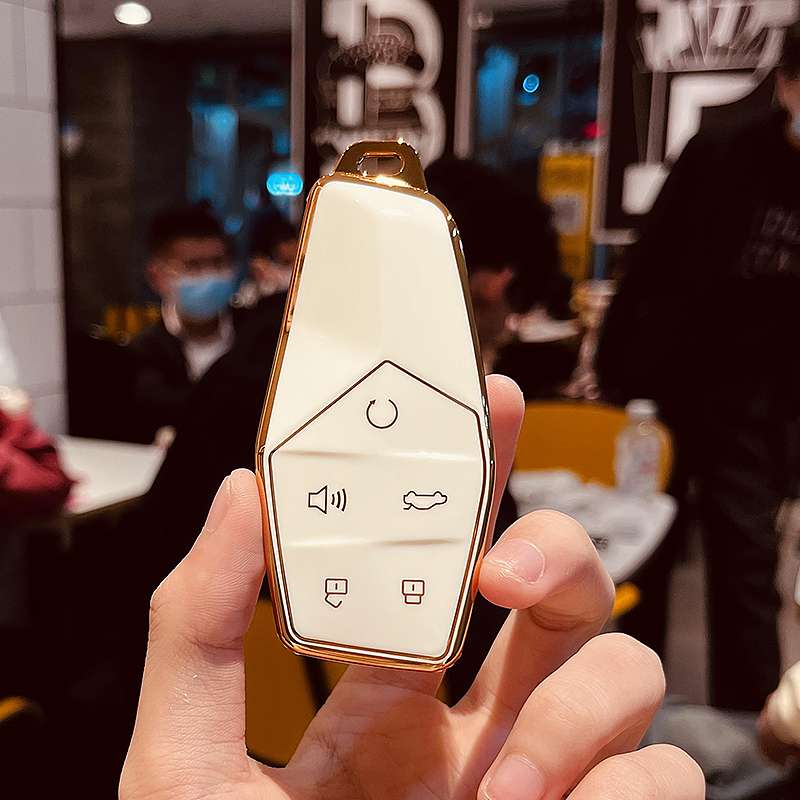 上汽名爵ONE专用钥匙套2022款MG one进阶版汽车壳包扣男女改装饰 - 图2