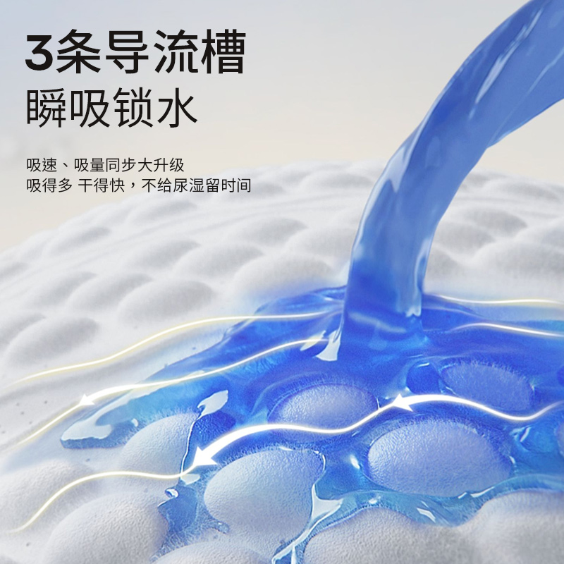 比酷熊云触感拉拉裤试用装组合纸尿裤婴儿尿不湿多码可选 - 图1