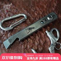 Spot S290 crowbar skid bar ZW dead Sickle High Hardness High-Hardness High-Hardness High-Hardness Bottle Opener Multifunction Combination Tool
