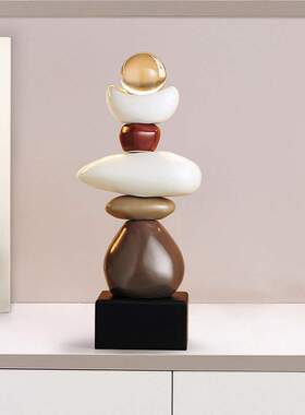 现代艺术时来运转轻奢摆件酒柜客厅电视餐边柜家居饰品摆设品