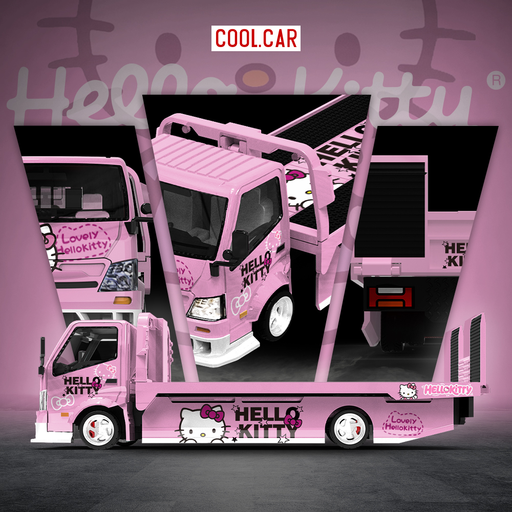 壹号站台|CoolCar1:64 兰博基尼kitty 仿真合金汽车模型 摆件 - 图0