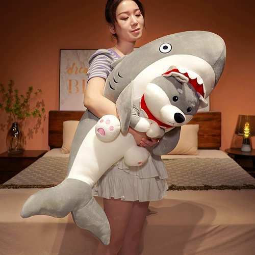 Кукла, плюшевая забавная игрушка, акула, подушка, подарок на день рождения