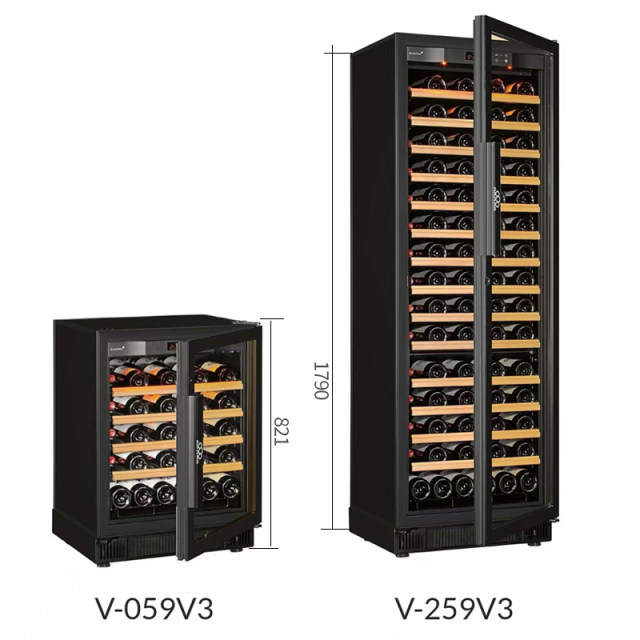 EUROCAVE法国进口V259V3嵌入红酒柜恒温酒柜冷藏冰吧饮料柜家用