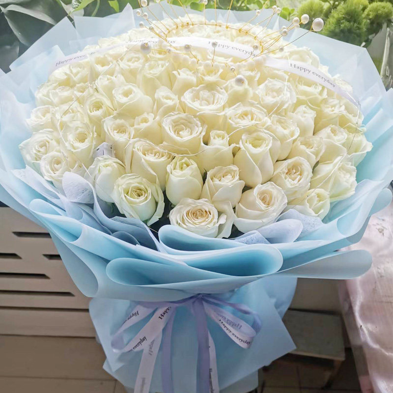 女朋友生日大连鲜花速递同城玫瑰店配送百合玫瑰花束礼物订鲜花店