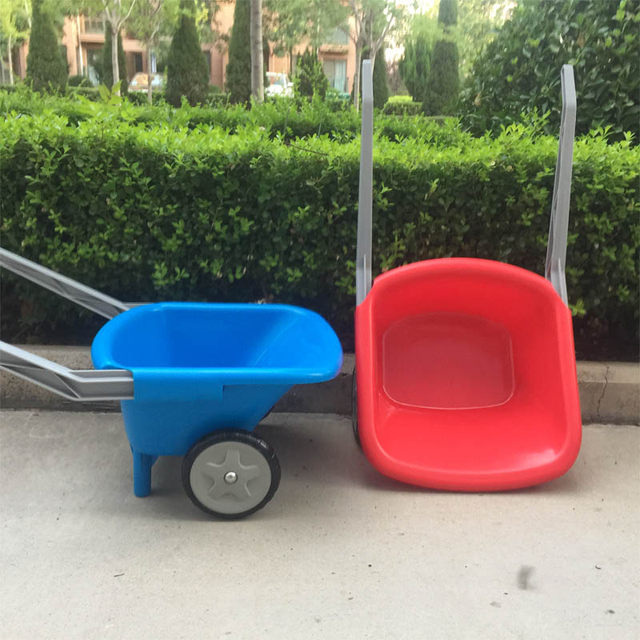 German hape beach stroller, extra large beach toy, baby and children playing in water and sand, ATV wood pellets