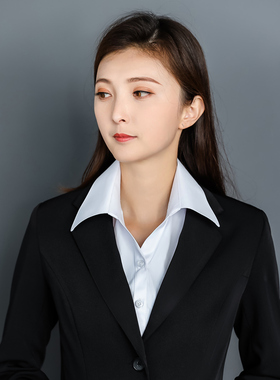 女士衬衫假领子职业通勤打底