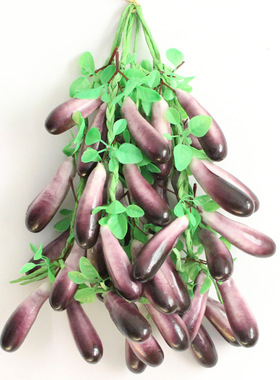 仿真蔬菜水果串假辣椒串玉米大蒜挂串模型丰收节农家乐饭店装饰品