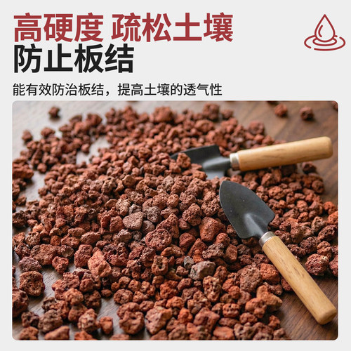 园艺铺面兰花多肉专用造景垫底古法养鱼材料大块过滤石火山岩颗粒 - 图1
