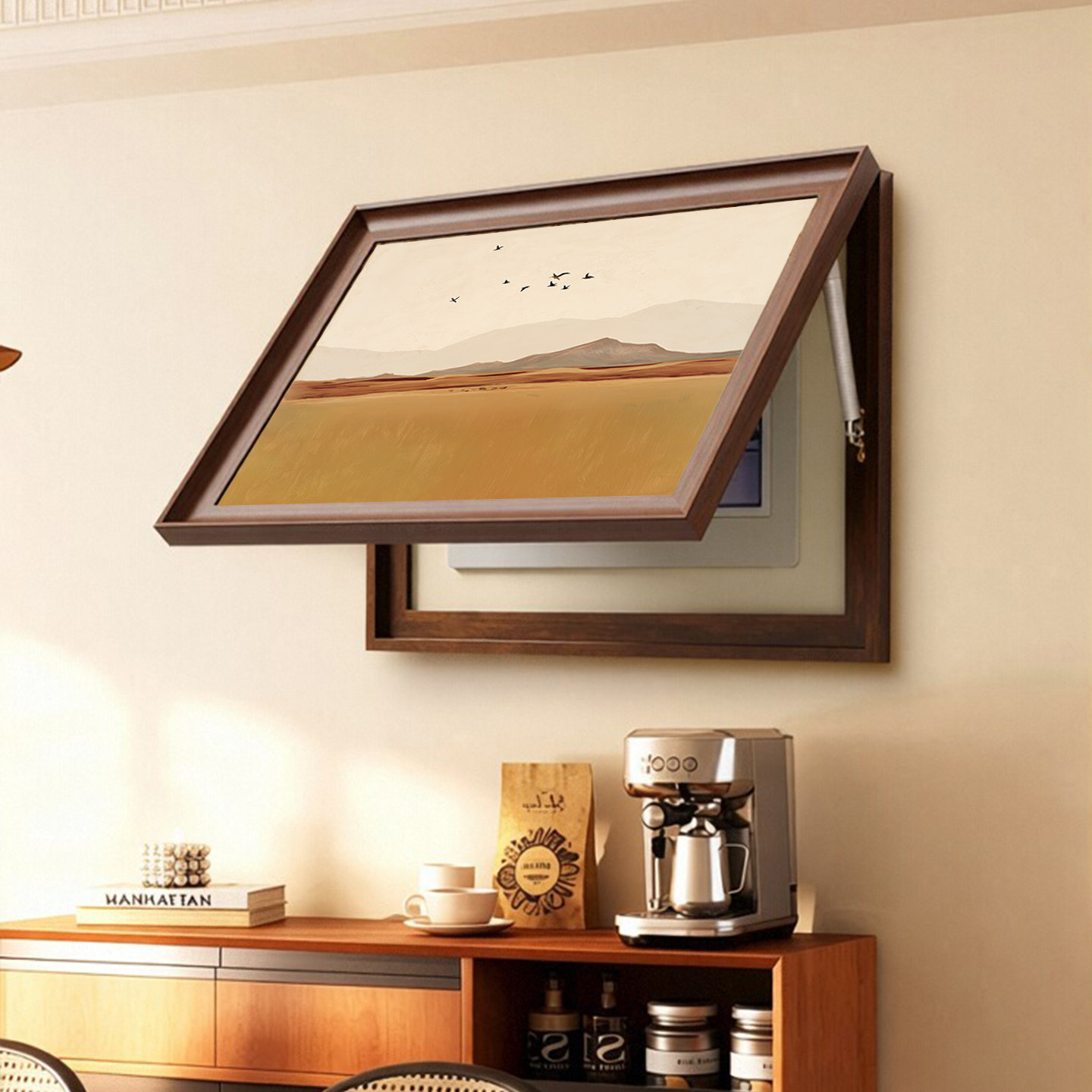 中古风电表箱装饰画法式复古免打孔配电箱壁画遮挡电闸盒盖板挂画,淘宝优惠券,粉丝福利购,淘宝优惠卷