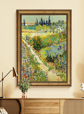 法蒂雅玄关美式竖版世界名画风景