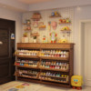 Hot selling 1000w+ solid wood hole board customized storage rack