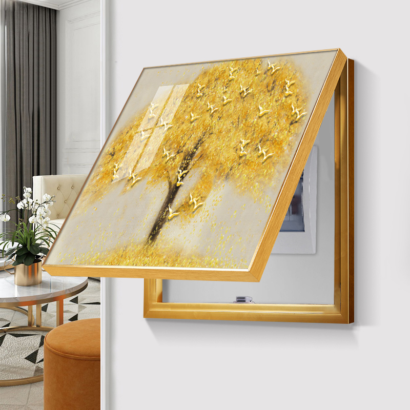 超薄电表箱装饰画2025新款配电箱装饰遮挡画现代简约电表盒挂画 - 图2