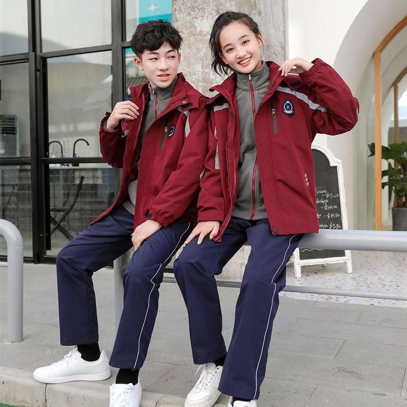 三件套冲锋衣校服秋冬潮加绒年级棉衣中学生内胆三合一一年级秋季,淘宝优惠券,粉丝福利购,淘宝优惠卷
