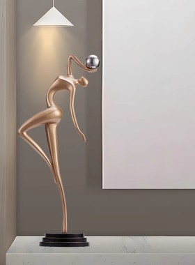 威弗列德简约现代抽象人物艺术雕塑摆件客厅玄关极简装饰品高级感