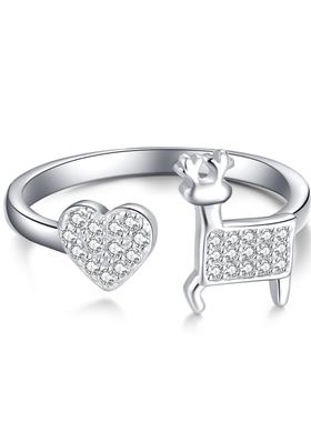 feo饰品ins开运镶钻节日送礼戒指