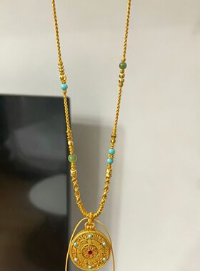 女士高端吊坠挂绳新中式