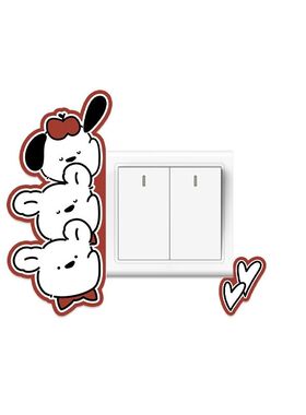 开关装饰小摆件可爱小狗