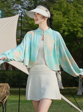 夏季冰丝防晒披肩女防紫外线