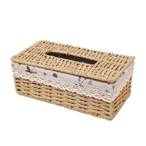 创意漂亮抽纸盒时尚家用桌面布艺花边餐桌蕾丝纸巾盒特色收纳篮田,淘宝优惠券,粉丝福利购,淘宝优惠卷