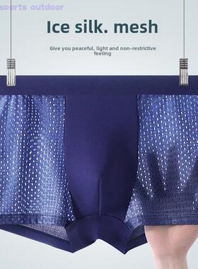 R 99677 Men's Mesh Boxer Briefs 士平角内裤